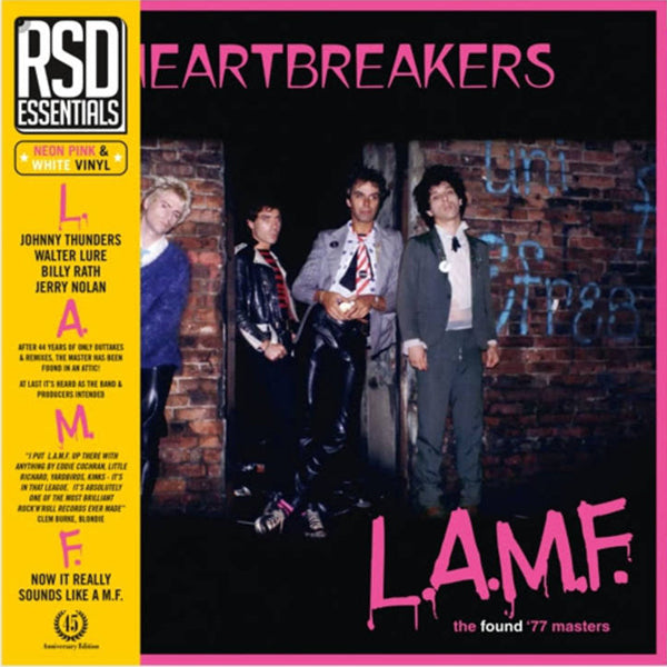 Johnny Thunders and The Heartbreakers - L.A.M.F.: The Found '77 Masters  [Ltd Ed Neon Pink & White Vinyl] (RSD Essentials 2022)