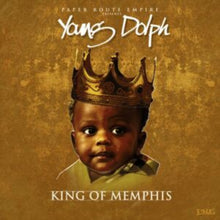 Load image into Gallery viewer, Young Dolph - King of Memphis: 10th Anniversary Edition [Ltd Ed "Royalty" Blue w/Gold Swirl Vinyl/ Gatefold Jacket]
