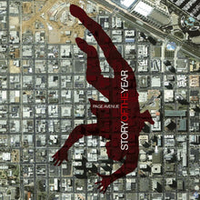 Load image into Gallery viewer, Story of the Year - Page Avenue: 20th Anniversary Edition [Ltd Ed Insomnia Beer &amp; Black Smoke with White Splatter Vinyl/ Indie Exclusive]
