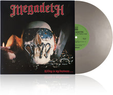 Load image into Gallery viewer, Megadeth - Killing is My Business...and Business is Good!: 40th Anniversary Edition [Ltd Ed Opaque Silver Vinyl/ Remastered]
