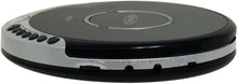 Load image into Gallery viewer, Jensen CD-60R Personal CD Player - 60 Second Anti-Skip/ Headphone Jack/ Earbuds/ Bass Boost/ FM Radio/ Silver and Black]
