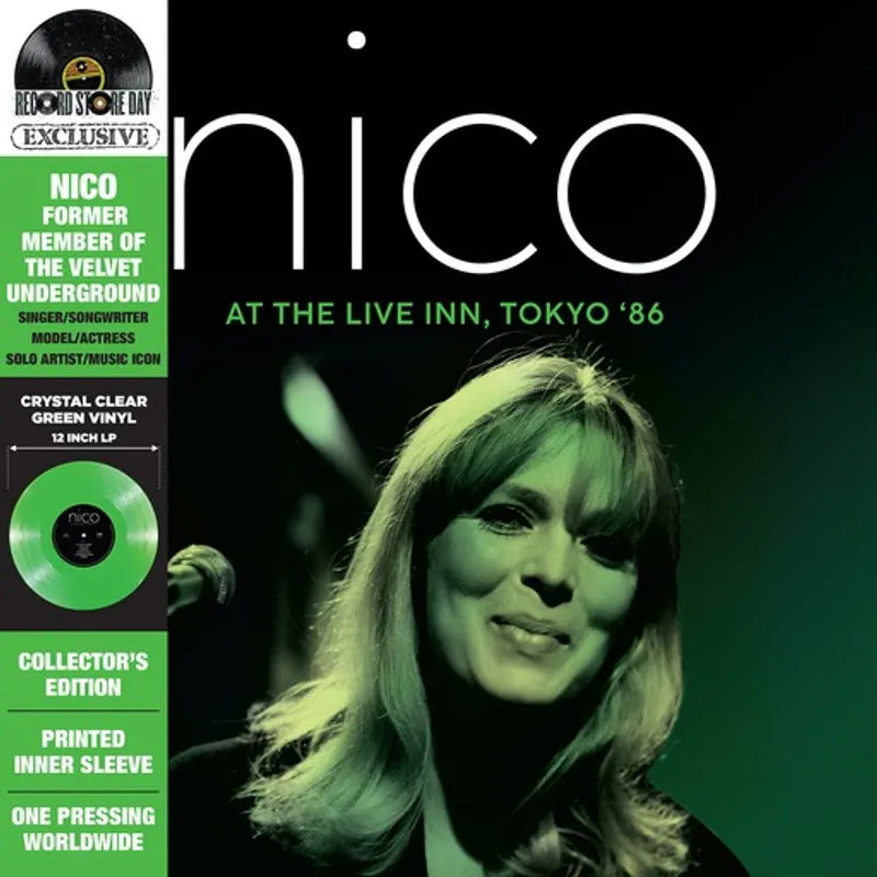 Nico - At The Live Inn, Tokyo '86 [Ltd Ed Crystal Clear Green Vinyl] (RSD 2024)