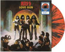 Load image into Gallery viewer, Kiss - Love Gun [180G/ Ltd Ed Tangerine &amp; Aqua Splatter Vinyl]
