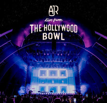 Load image into Gallery viewer, AJR - Live from the Hollywood Bowl [2LP/ Ltd Ed Translucent Galaxy Pink &amp; White Marbled Vinyl]
