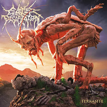Load image into Gallery viewer, Cattle Decapitation - Terrasite [2LP/ Ltd Ed Gold &amp; Black Ice Swirl Vinyl/ 45 RPM]
