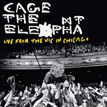 Load image into Gallery viewer, Cage the Elephant - Live from The Vic in Chicago [2LP/ Ltd Ed Vibrant Yellow &amp; Black Splatter Vinyl] (RSDBF 2025)
