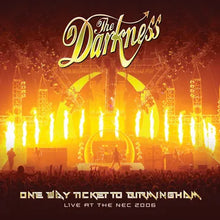Load image into Gallery viewer, Darkness, The - One Way Ticket to Birmingham (Live at the NEC) [2LP/ Ltd Ed Red &amp; Yellow Marbled Vinyl] (RSD 2026)
