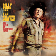 Load image into Gallery viewer, Billy Joe Shaver - One Night at Luckenbach Texas [Ltd Ed Red, Yellow &amp; Black Splatter Vinyl]
