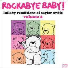 Load image into Gallery viewer, Rockabye Baby: Lullaby Renditions of Taylor Swift, Volume 2 [Ltd Ed Clear &amp; Purple Color-In-Color Vinyl]
