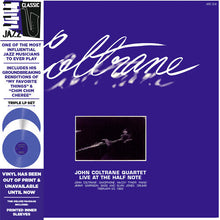 Load image into Gallery viewer, John Coltrane Quartet, The - Live at the Half Note [3LP/ Ltd Ed Blue and White Vinyl/ OBI Strip]
