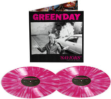 Load image into Gallery viewer, Green Day - Saviors: édition de luxe [2LP/ Ltd Ed Hot Pink with White Splatter or Indie Exclusive Clear with Hot Pink Splatter]
