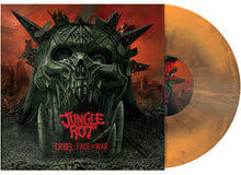 Load image into Gallery viewer, Jungle Rot - Cruel Face of War [Ltd Ed Galaxy Orange w/Black Swirl Vinyl]
