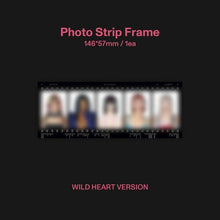 Load image into Gallery viewer, KATSEYE - Wild: Wild Heart Ver. [Compact Disc/ Photobook/ CD-R/ Group Photocard/ Sticker/ Photo Strip Frame/ Plastic Keyring/ 1 Photocard (random, 1 out of 5, standard CD Wild heart ver. Photo)]
