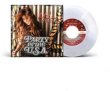 Load image into Gallery viewer, Miley Cyrus - Party in the U.S.A. b/w The Time of Our Lives [7"/ Ltd Ed Translucent Clear w/Glitter Vinyl]
