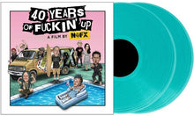 Load image into Gallery viewer, NOFX - 40 Years of F***in Up: A Film by NOFX (OST + Score) [2LP/ Ltd Ed Turquoise Blue Vinyl]
