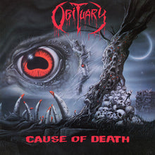 Load image into Gallery viewer, Obituary - Cause of Death [Remastered/ Ltd Ed Gray with Black Splatter Vinyl]
