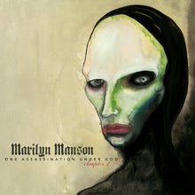 Load image into Gallery viewer, Marilyn Manson - One Assassination Under God, Chapter 2 [Ltd Ed Green &amp; Blue Marble or Indie Exclusive Pink &amp; Red Swirl Vinyl/ 16-Page Booklet]

