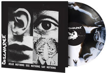 Load image into Gallery viewer, Discharge - Hear Nothing See Nothing Say Nothing [140G/ Ltd Ed White &amp; Black Swirled Vinyl/ Numbered] (MOV)
