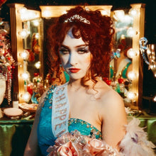 Load image into Gallery viewer, Chappell Roan - The Rise and Fall of a Midwest Princess: 1st Anniversary Edition [2LP/ 180G/ Die-Cut Gatefold Jacket/ Mylar Glitter Star Inserts/ Ltd Ed &quot;My Kink Is Coral&quot; Peach Colored Vinyl]
