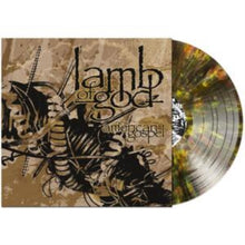 Load image into Gallery viewer, Lamb of God - New American Gospel [Ltd Ed Clear with Black/White/Gold Splatter Vinyl]
