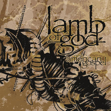 Load image into Gallery viewer, Lamb of God - New American Gospel [Ltd Ed Clear with Black/White/Gold Splatter Vinyl]
