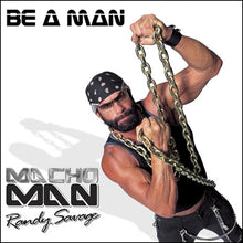 Load image into Gallery viewer, Macho Man Randy Savage - Be a Man [Ltd Ed "Sunset Slam" Yellow with Pink &amp; Black Splatter Vinyl/ White Cover]
