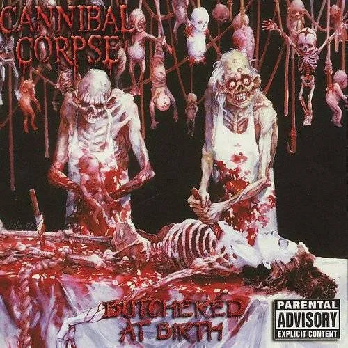 Cannibal Corpse - Butchered at Birth [Ltd Ed White & Red Splatter Vinyl]