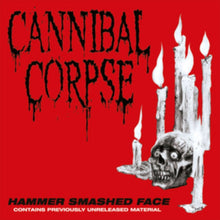 Load image into Gallery viewer, Cannibal Corpse - Hammer Smashed Face [Ltd Ed Clear &amp; Red Splatter Vinyl]
