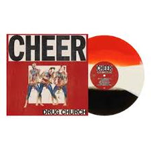 Load image into Gallery viewer, Drug Church - Cheer [Ltd Ed Red &amp; Bone &amp; Black Ice Tri-Stripe Vinyl]
