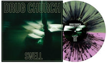 Load image into Gallery viewer, Drug Church - Swell [Indie Exclusive Half Olive &amp; Half Violet w/ Black Splatter Vinyl]
