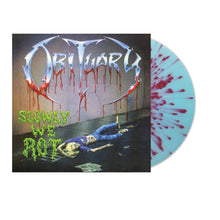 Load image into Gallery viewer, Obituary - Slowly We Rot [180G/ Ltd Ed Corpse Blue with Blood Splatter Vinyl]
