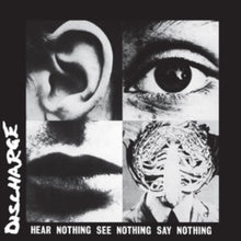 Load image into Gallery viewer, Discharge - Hear Nothing See Nothing Say Nothing [140G/ Ltd Ed White &amp; Black Swirled Vinyl/ Numbered] (MOV)
