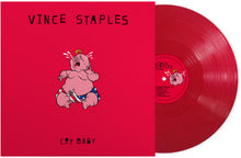 Load image into Gallery viewer, Vince Staples - Cry Baby [Indie Exclusive Red Vinyl]
