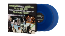 Load image into Gallery viewer, John Williams - John Williams Conducts John Williams: The Star Wars Trilogy [2LP/ 180G/ Remastered/ Ltd Ed Translucent Blue Vinyl/ &quot;May the 4th Be With You&quot; Edition] (MOV)
