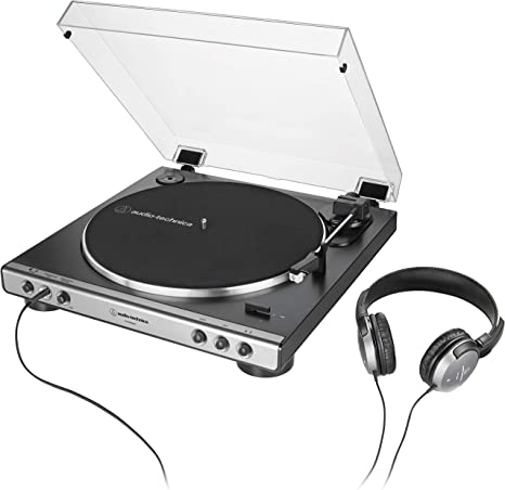 Audio-Technica AT-LP60XHP-GM Turntable [Gunmetal Gray/ Headphones] - IN-STORE PICKUP ONLY
