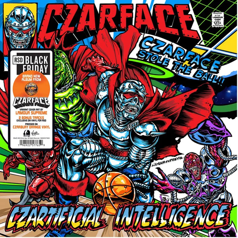Czarface - Czartificial Intelligence: Stole The Ball Edition [Ltd Ed Czarbury Orange Vinyl] (RSDBF 2023)