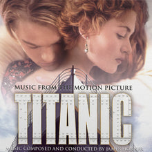 Load image into Gallery viewer, James Horner (feat Celine Dion) - Titantic (OST) [180G/ 2LP/ Ltd Ed Translucent Yellow Vinyl/ 8-Page Booklet w/Pictures &amp; Liner Notes/ Fold Out Movie Poster/  Replica of NYT Historical Cover/ Numbered] (MOV)
