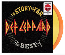 Load image into Gallery viewer, Def Leppard - The Story So Far: The Best of [2LP/ Ltd Ed Yellow (LP1) &amp; Orange (LP2) Vinyl] (Target Exclusive)
