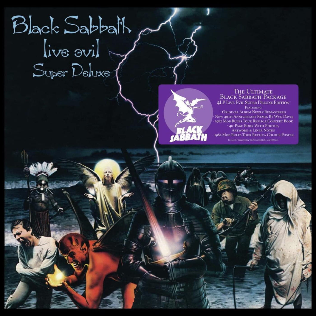 Black Sabbath - Live Evil: 40th Anniversary Super Deluxe Edition [4LP/ 40-Page Book/ Replica Tour Poster/ Replica Concert Book/ Boxed]