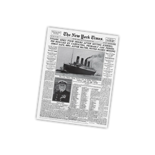 Load image into Gallery viewer, James Horner (feat Celine Dion) - Titantic (OST) [180G/ 2LP/ Ltd Ed Translucent Yellow Vinyl/ 8-Page Booklet w/Pictures &amp; Liner Notes/ Fold Out Movie Poster/  Replica of NYT Historical Cover/ Numbered] (MOV)
