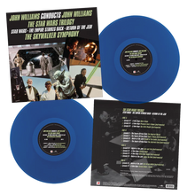 Load image into Gallery viewer, John Williams - John Williams Conducts John Williams: The Star Wars Trilogy [2LP/ 180G/ Remastered/ Ltd Ed Translucent Blue Vinyl/ &quot;May the 4th Be With You&quot; Edition] (MOV)
