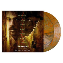Load image into Gallery viewer, Howard Shore - Se7en (OST) [2LP/ Ltd Ed "What's In The Box" Swirl Colored Vinyl/ 11"x11" Art Print/ Gatefold Jacket]
