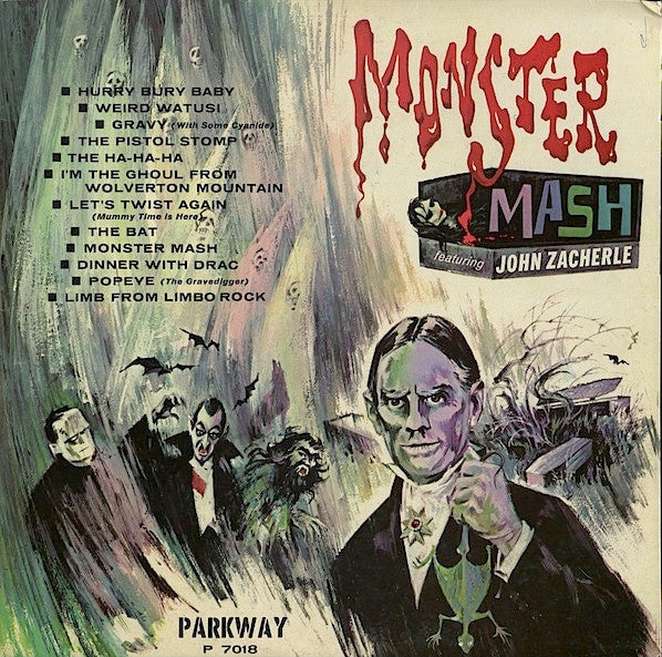 John Zacherle - Monster Mash [Indie Exclusive Purple & Green Split w/Black Splatter Vinyl]