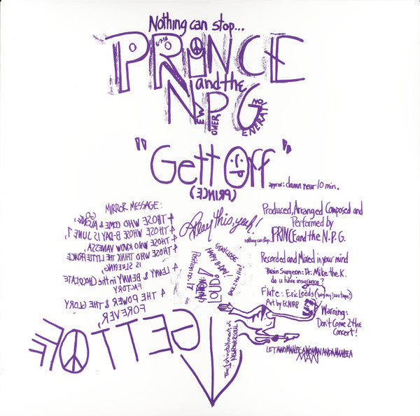 Prince and the New Power Generation - Gett Off [1-Sided 12