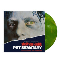 Load image into Gallery viewer, Elliot Goldenthal - Stephen King's Pet Sematary (OST) [Ltd Ed Neon Green with Orange Swirl "Dead Catseye" Vinyl]
