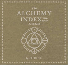 Load image into Gallery viewer, Thrice - The Alchemy Index Vol 3 &amp; 4 (Air &amp; Earth) [2LP/ 45 RPM/ Ltd Ed Translucent Tan (LP1), &amp; Milky Clear (LP2) Vinyl]
