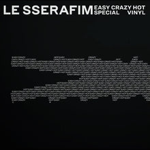 Load image into Gallery viewer, Le Sserafim - Easy-Crazy-Hot [Indie Exclusive Carbon Black Vinyl + Extra Photocard/ Poster Set/ Postcard Booklet/ Sticker]
