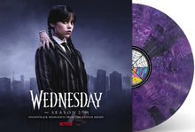 Load image into Gallery viewer, Various Artists - Wednesday: Season 2 (OST) [Ltd Ed Purple and Black Blended Transparent Vinyl]
