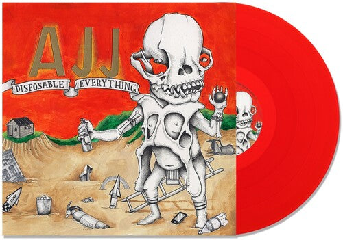 AJJ - Disposable Everything [Ltd Ed Strawbably Red Vinyl/ Indie Exclusive]