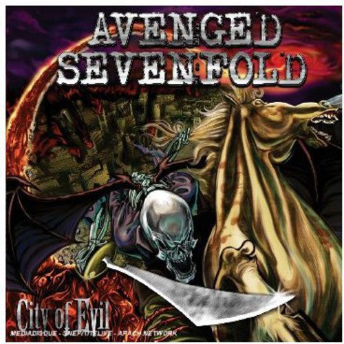 Avenged Sevenfold - City of Evil: 20th Anniversary Edition [180G/ Ltd Ed Orange and Red Swirl Vinyl/ Silver-Foil Printed Cover]